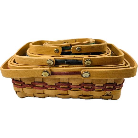 Boyds Bear Collection Aunt Mamie's Bread Baskets Small Medium Large - Picture 11 of 12